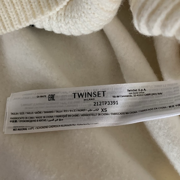 Twinset Contrast Stitch Knit/Fleece Top - Picture 11 of 12